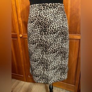Animal print skirt, size 16W, 24”length, worn once